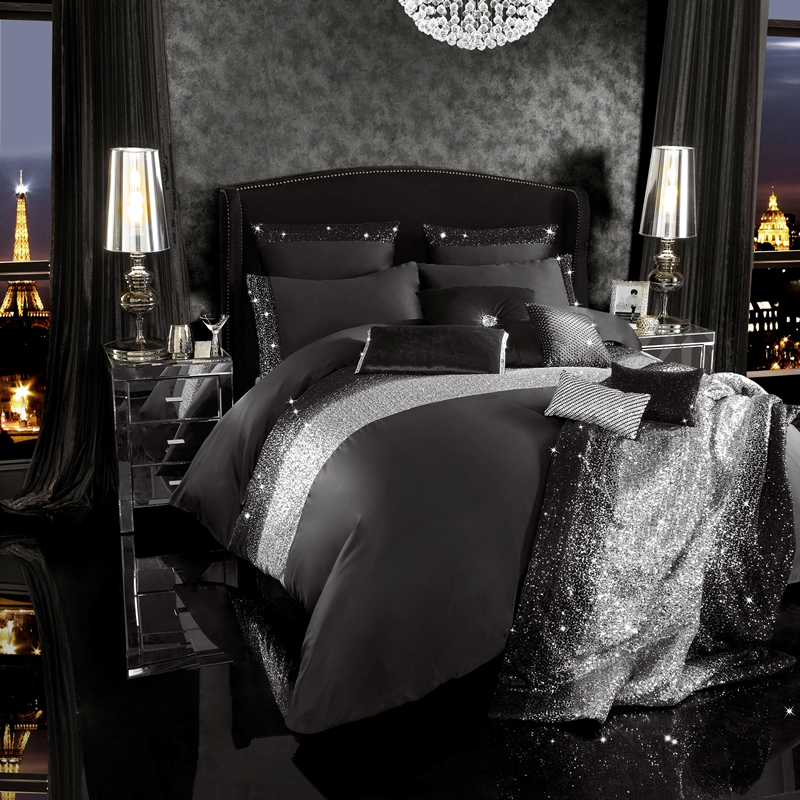 Ombre Slate Bed Linen by Kylie Minogue At Home .. FREE SHIPPING 