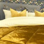 Emperor Quilted Velvet Bedspread