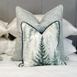 Bedding Set in Juniper Pine for Ikea King Size