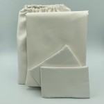 Linen Bundle in Bamboo White - Small Double