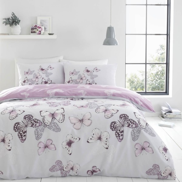 Small Double Scatter Butterfly Duvet Set