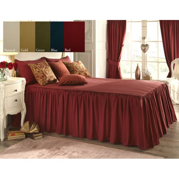 Fitted Bedspread in Orpheus - 5 Colours