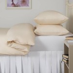 Double Fitted Sheet in 100% Cotton - 4'6" x 6'3" - White or Ivory
