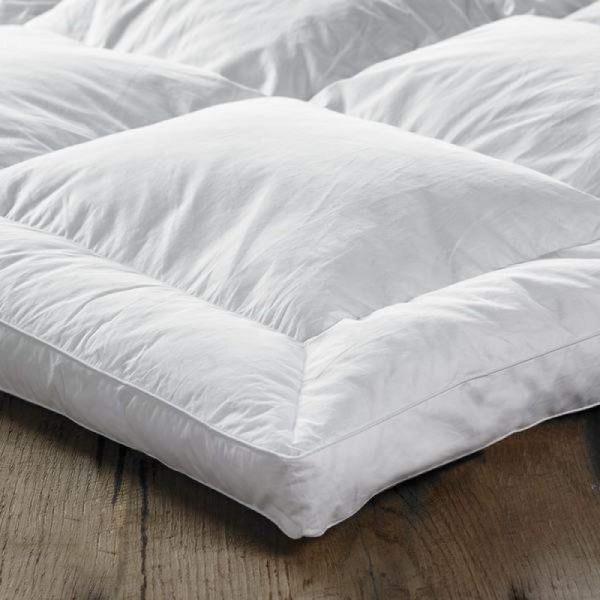 Large Emperor Mattress Topper in Duck Feather & Down - 7' x 7'
