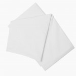 Emperor Semi Fitted Sheet in 100% Cotton - White or Ivory