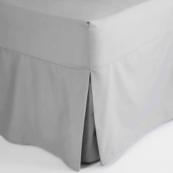 Cloud Grey Valance Sheet - Easy Care Fabric