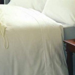 Fitted Sheet for 4ft Bed in 400 Thread Count Cotton - White or Ivory 