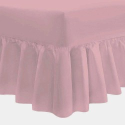 Pink Valance Sheet - Easy Care Fabric