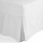 Small Double 4ft Valance Sheet in 1000 Thread Cotton - White